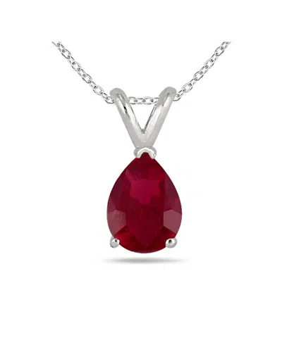 Gemstones 14k 0.20 Ct. Tw. Ruby Necklace
