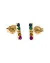 Gemstones 14k 0.21 Ct. Tw. Multiple Earrings