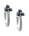 Gemstones 14k 0.26 Ct. Tw. Diamond & Sapphire Earrings