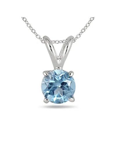 Gemstones 14k 0.45 Ct. Tw. Aquamarine Necklace