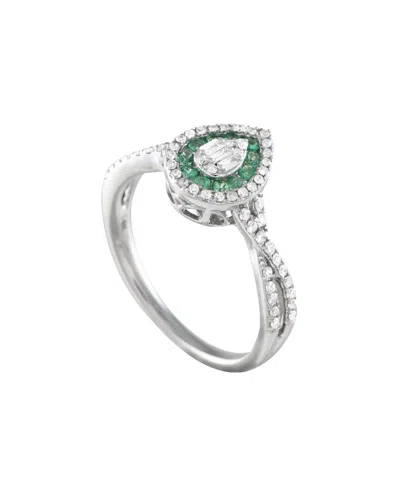 Gemstones 14k 0.60 Ct. Tw. Diamond & Sapphire Ring