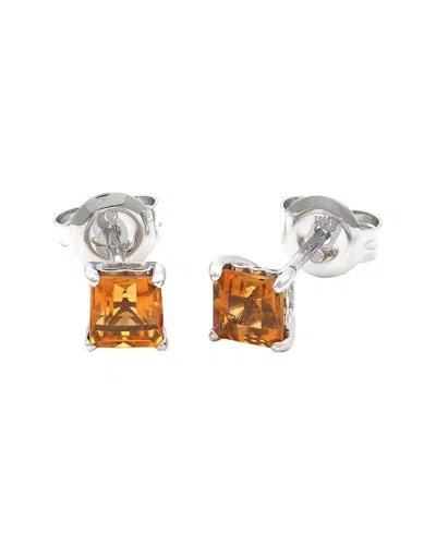 Gemstones 14k 0.68 Ct. Tw. Citrine Studs In Yellow