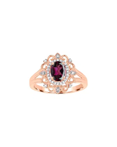 Gemstones 14k 0.72 Ct. Tw. Garnet Statement Ring In Gold