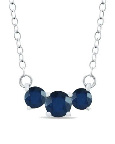 Gemstones 14k 0.96 Ct. Tw. Sapphire Necklace