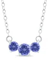 Gemstones 14k 0.96 Ct. Tw. Tanzanite Necklace