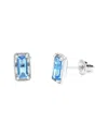 Gemstones 14k 1.28 Ct. Tw. Blue Topaz Studs