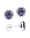 Gemstones 14k 1.69 Ct. Tw. Diamond & Alexandrite Earrings