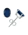 Gemstones 14k 4.00 Ct. Tw. Sapphire Earrings