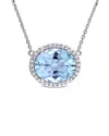 Gemstones 14k 6.66 Ct. Tw. Diamond & Gemstone Necklace