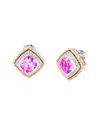 Gemstones 14k & Silver 5.97 Ct. Tw. Diamond Earrings