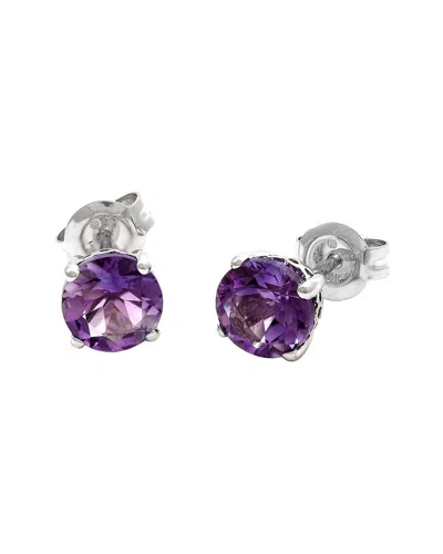 GEMSTONES 1.51 CT. TW. AMETHYST 14K EARRINGS