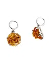 Gemstones 1.54 Ct. Tw. Citrine 14k Earring Charms