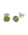 Gemstones 1.85 Ct. Tw. Peridot 14k Earrings