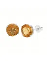 Gemstones 3.60 Ct. Tw. Citrine 14k Earrings