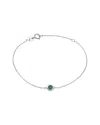 Gemstones Classic 14k 0.10 Ct. Tw. Emerald Bracelet