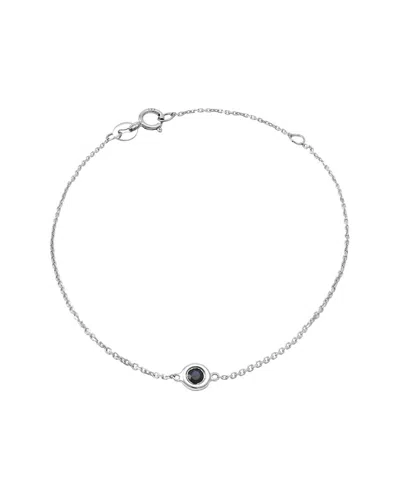 GEMSTONES CLASSIC 14K 0.10 CT. TW. SAPPHIRE BRACELET