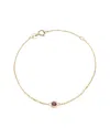 Gemstones Classic 14k 0.11 Ct. Tw. Pink Tourmaline Bracelet
