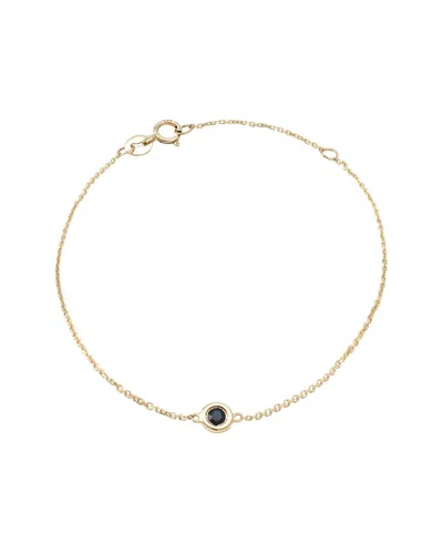 Gemstones Classic 14k 0.11 Ct. Tw. Sapphire Bracelet