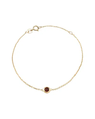 Gemstones Classic 14k 0.14 Ct. Tw. Garnet Bracelet