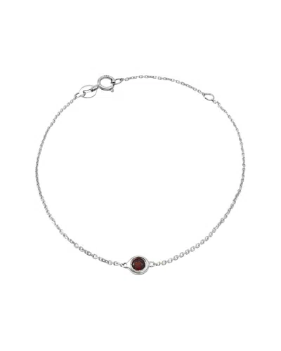 Gemstones Classic 14k 0.14 Ct. Tw. Garnet Bracelet