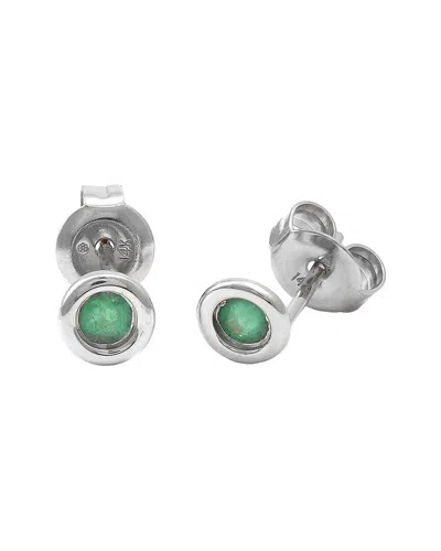 GEMSTONES CLASSIC 14K 0.19 CT. TW. EMERALD EARRINGS