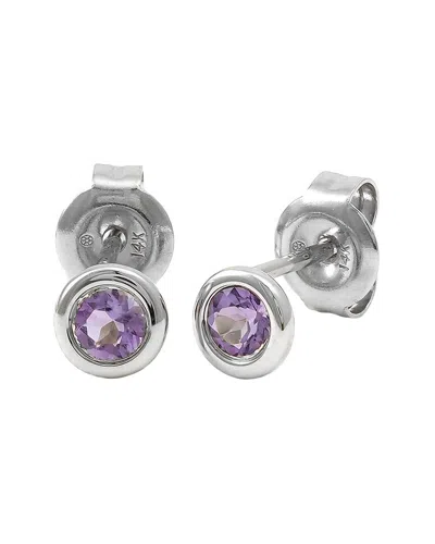 GEMSTONES CLASSIC 14K 0.20 CT. TW. AMETHYST EARRINGS