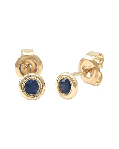GEMSTONES CLASSIC 14K 0.22 CT. TW. SAPPHIRE EARRINGS