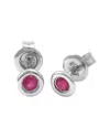 Gemstones Classic 14k 0.23 Ct. Tw. Ruby Earrings
