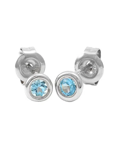 Gemstones Classic 14k 0.25 Ct. Tw. Blue Topaz Earrings