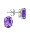 Gemstones Gem Spark Silver 0.60 Ct. Tw. Amethyst Studs