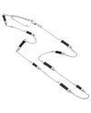 Gemstones Onyx Silver Necklace