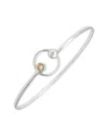 Gemstones Silver Citrine Bangle B1499ci-38c
