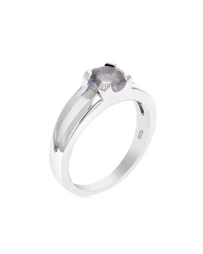 Gemstones Silver 0.50 Ct. Tw. Purple Amethyst Ring