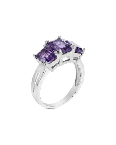 Gemstones Silver 2.35 Ct. Tw. Purple Amethyst Ring