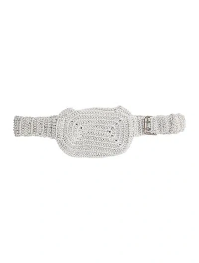 Pre-owned Gemsun Belt Bag In Gray