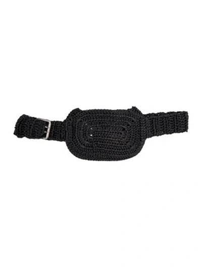 Pre-owned Gemsun Belt Bag W/ Tags In Black