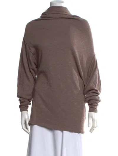 Pre-owned Gemsun Cashmere Turtleneck Sweater W/ Tags In Brown