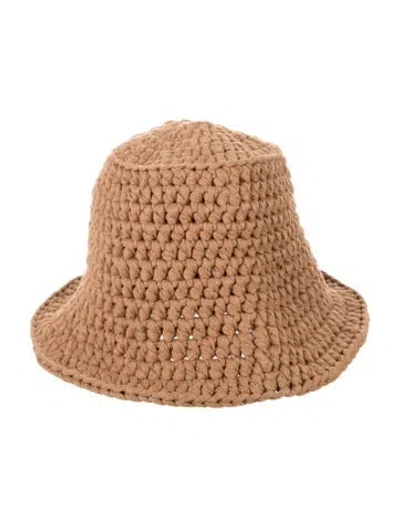 Pre-owned Gemsun Crochet Hat W/tags In Brown