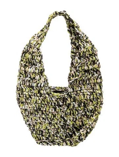 Pre-owned Gemsun Raffia Shoulder Bag W/ Tags In Multi