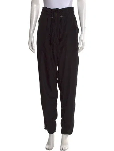Pre-owned Gemsun Straight Leg Pants In Black