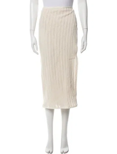 Pre-owned Gemsun Striped Cover-up In Neutral