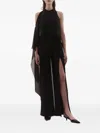 Gemy Maalouf Backless Split Jumpsuit In Black