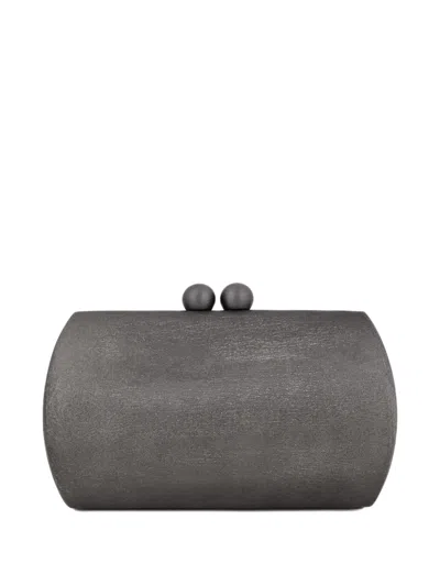 Gemy Maalouf Chain-strap Clutch Bag In Gray