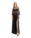 GEMY MAALOUF CREPE SET WITH PANT AND BEADED CAPE - SETS