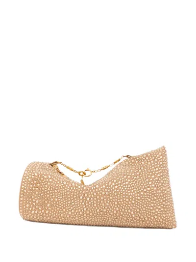 Gemy Maalouf Crystal-embellished Convertible Clutch Bag In Pattern