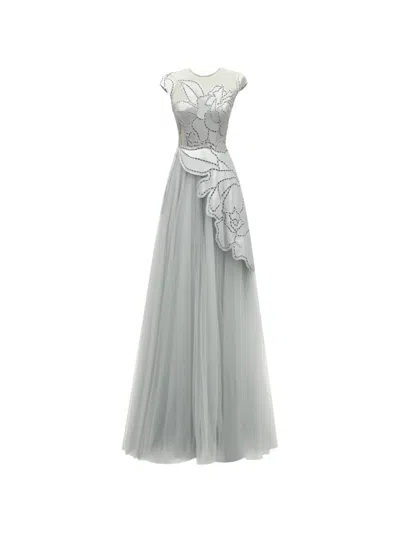 Gemy Maalouf Cut-out Short Sleeves Dress In White