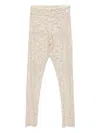 Gemy Maalouf Floral-lace Leggings In Neutral