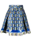Gemy Maalouf Minirock Mit Grafischem Print In Black