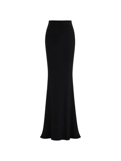 Gemy Maalouf High-waisted Maxi Skirt In Black