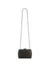Gemy Maalouf Leather Clutch Bag In Black